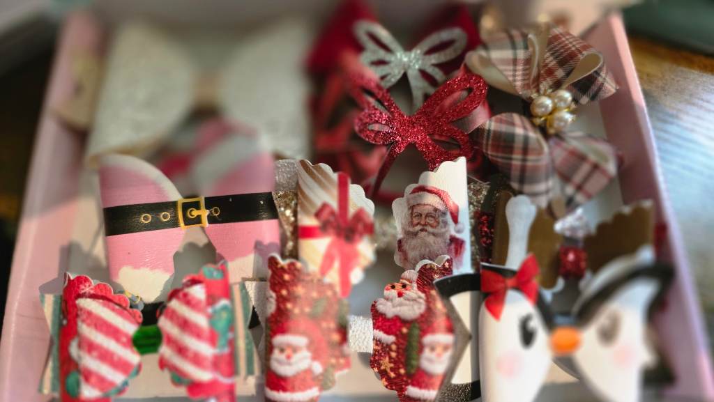 10 x christmas bows