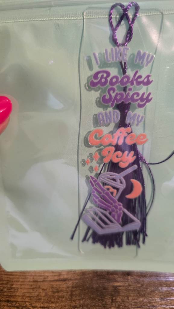 acrylic book mark