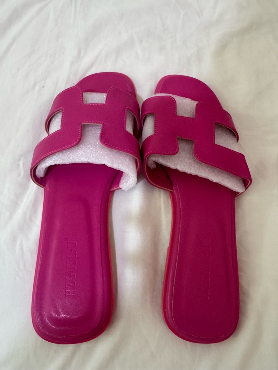 Pink sandals