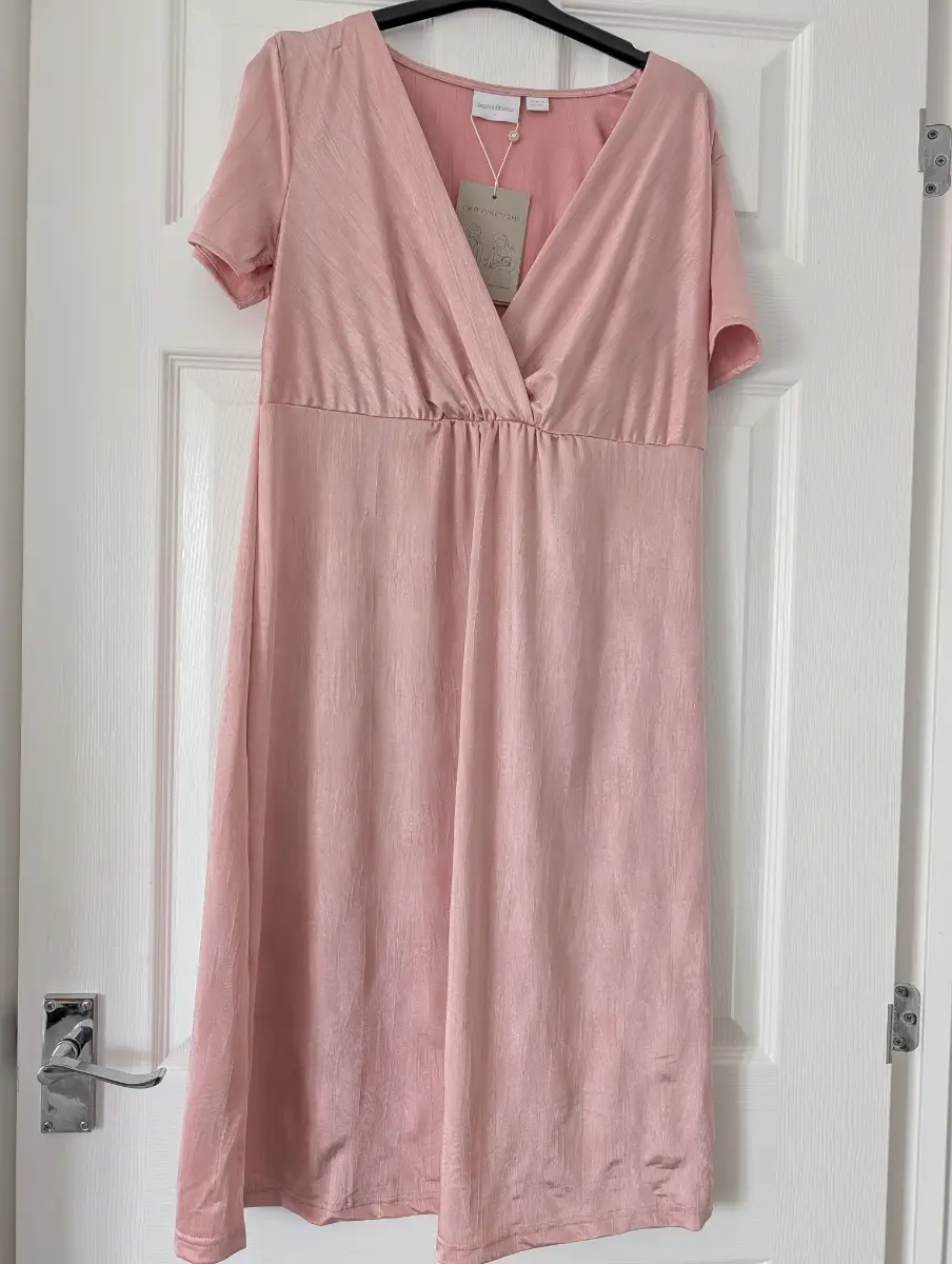 Mamalicious pregnancy pink dress size S