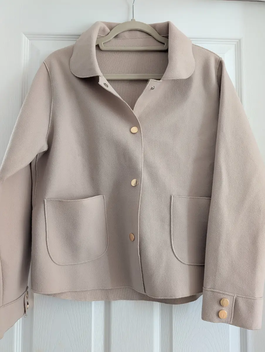 Cream colour summer Jacket size UK10
