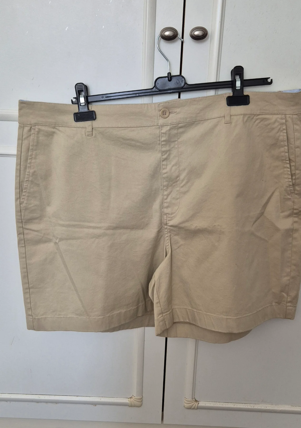 Boden size 22 brown cotton elastane summer shorts women new