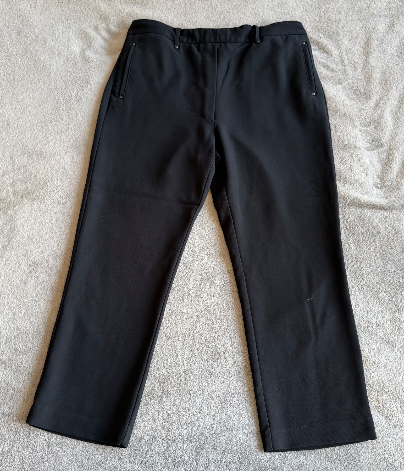 Next Tailoring Women’s Black Smart Trousers UK 15R Approx UK 16 Regular