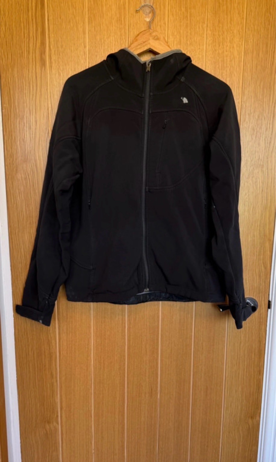 The North Face Apex RECCO Women’s Large Black Hooded Softshell Jacket