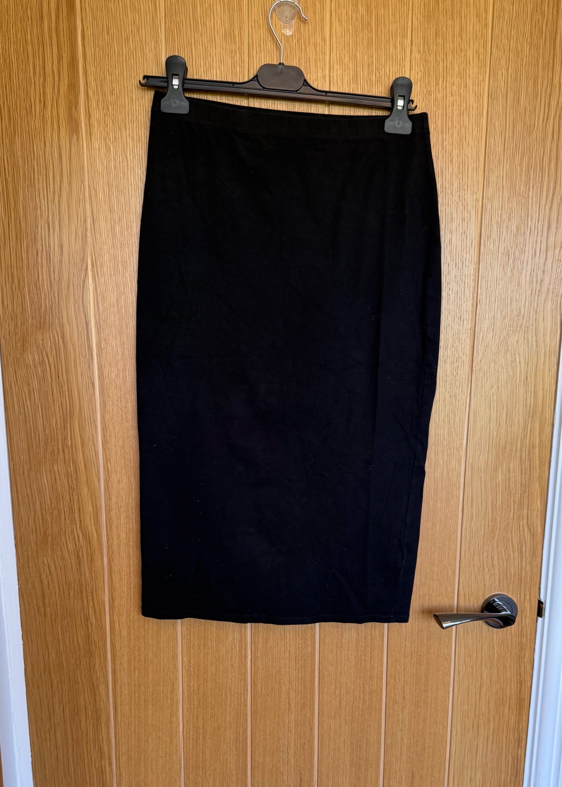 Atmosphere Primark Black Stretch Pencil Midi Skirt UK 12