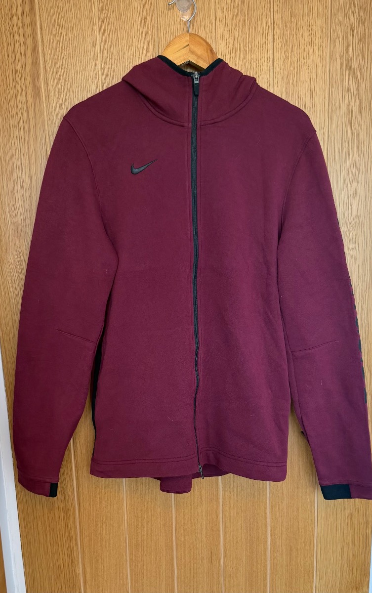 Nike Dri-FIT Burgundy Zip Hoodie Morningside Men’s M