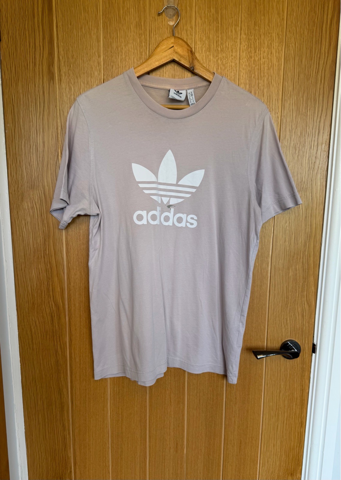 adidas Originals Trefoil Logo T Shirt Men’s Medium Dusty Pink