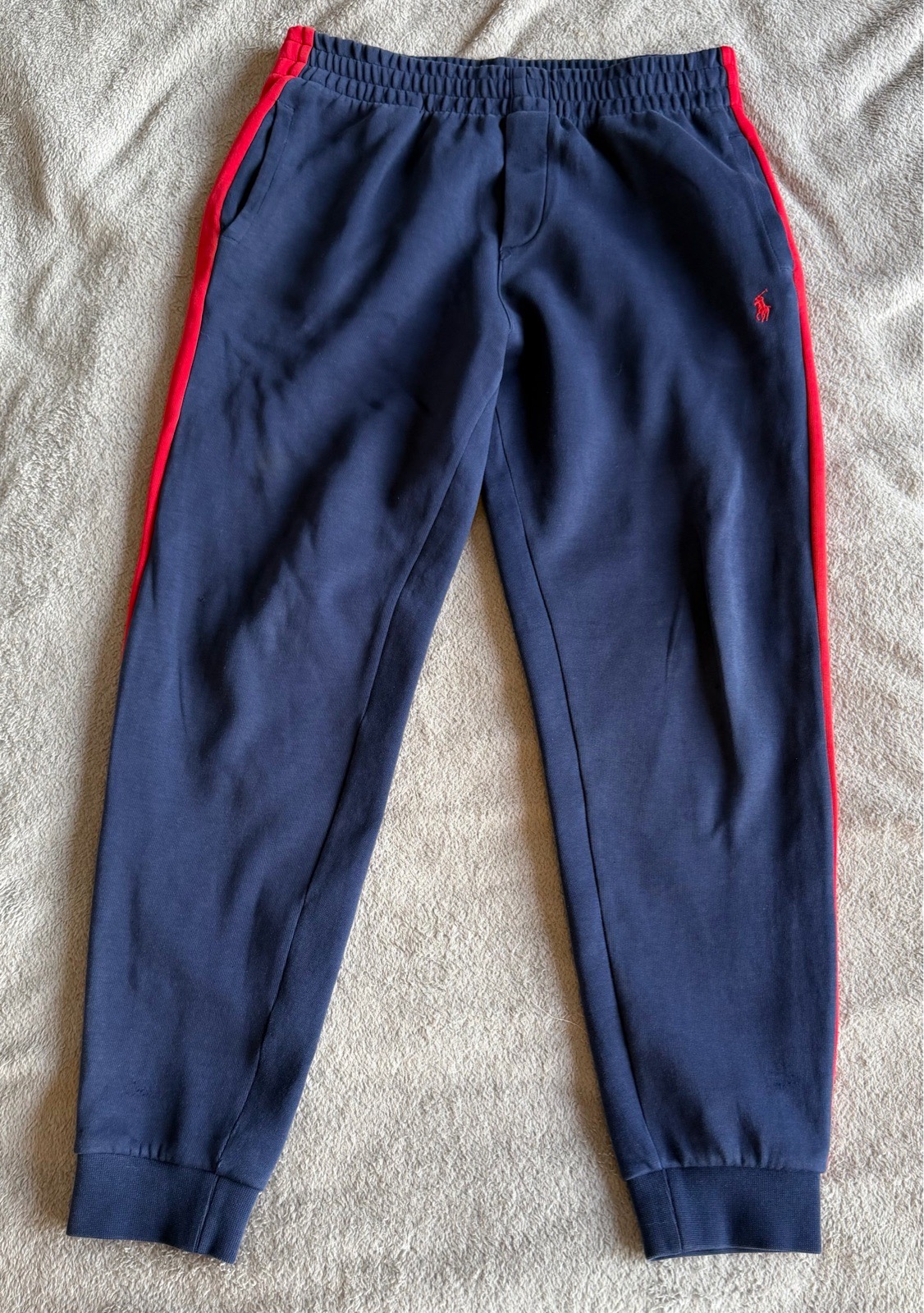 Polo Ralph Lauren Navy Red Stripe Joggers Boys 14-16