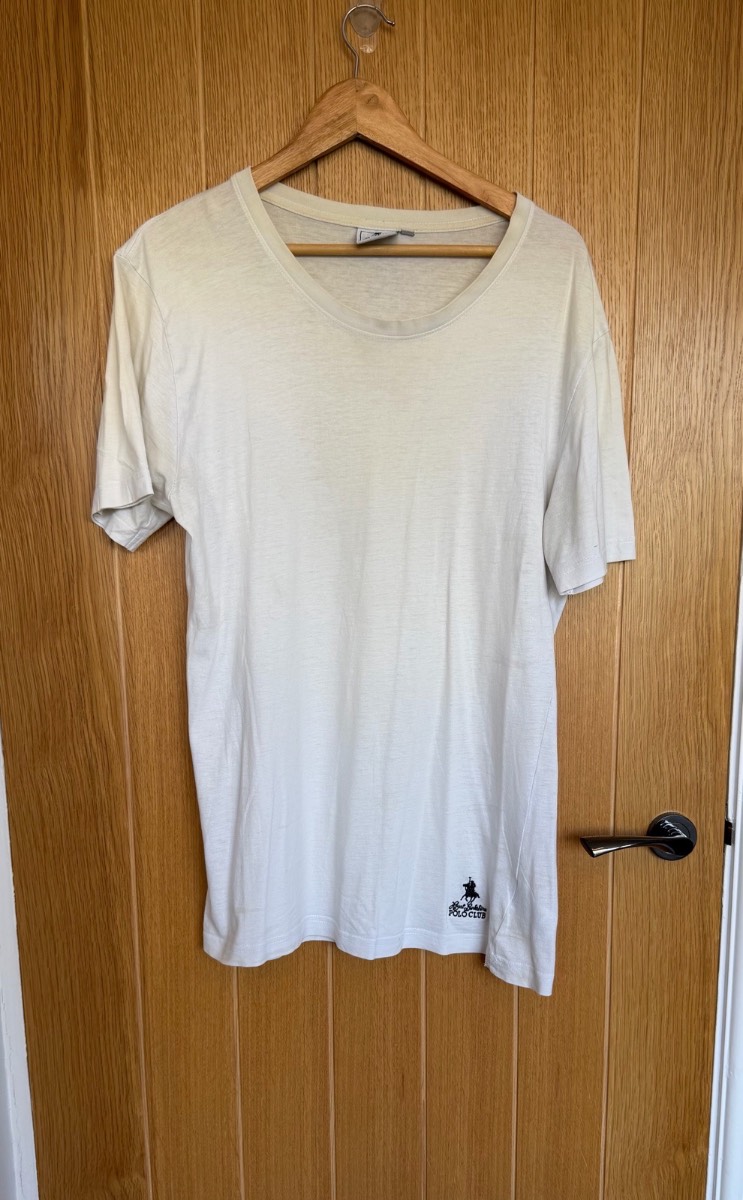 Beverly Hills Polo Club White Cotton T-Shirt Men’s XXL