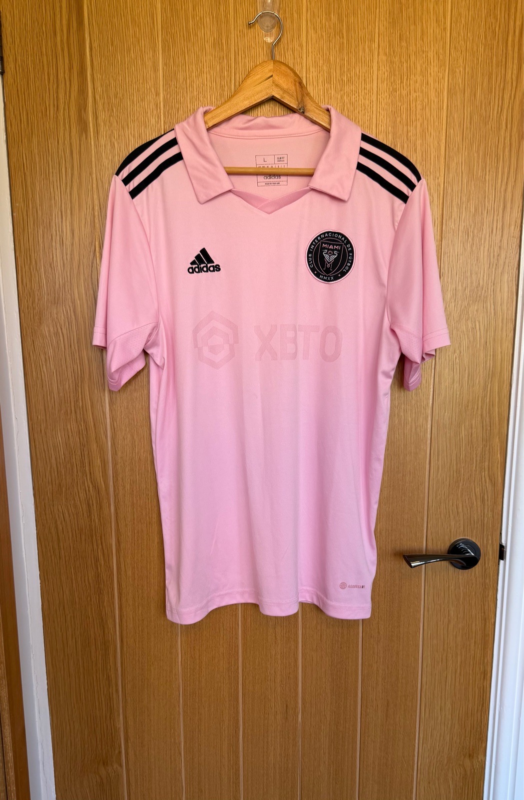 Inter Miami Messi #10 Pink Football Shirt Men’s Large L 2023 Style
