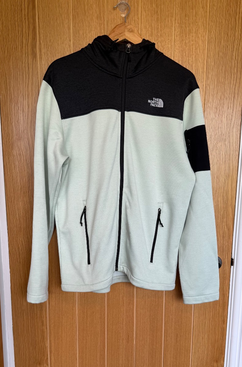 The North Face Glacier Full Zip Hooded Fleece Jacket Sage Green Men’s M