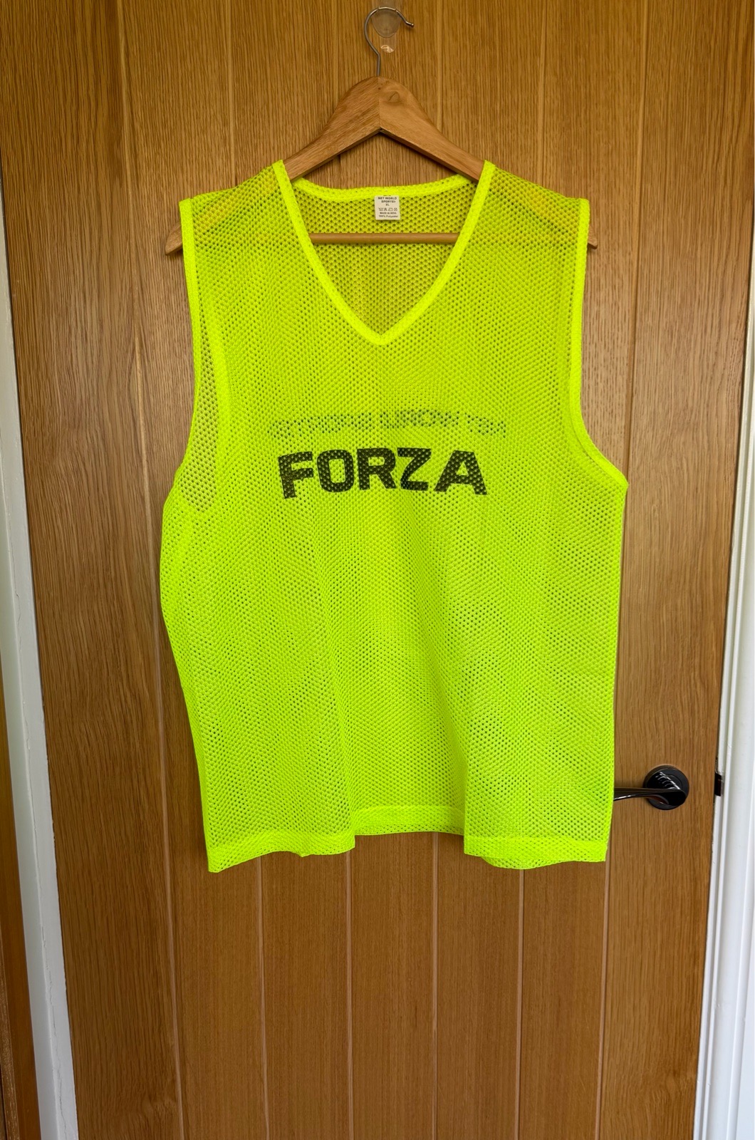 FORZA Net World Sports Hi Vis Yellow Football Training Bib XL