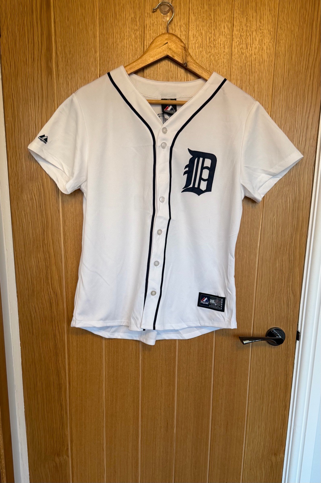 Official Majestic Detroit Tigers MLB baseball jersey featuring Brandon Inge #12.