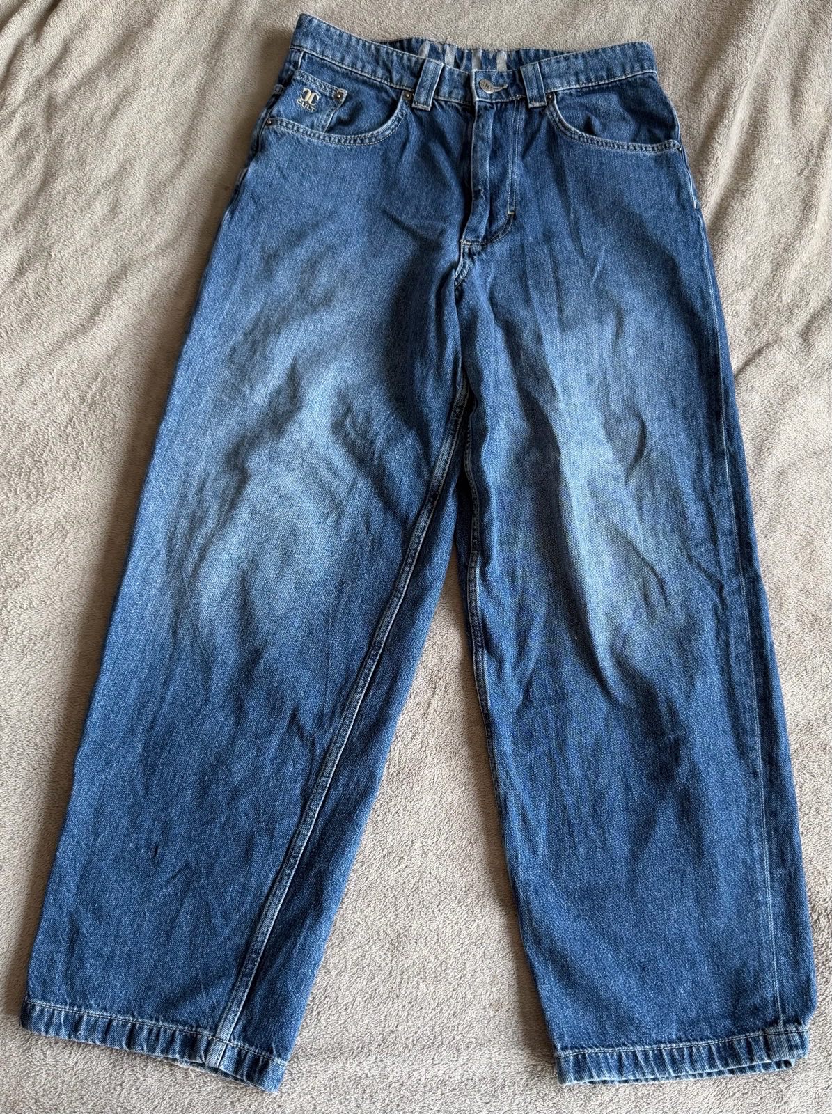 Vintage Cult Clothing Baggy Blue Jeans W28 L32 Y2K