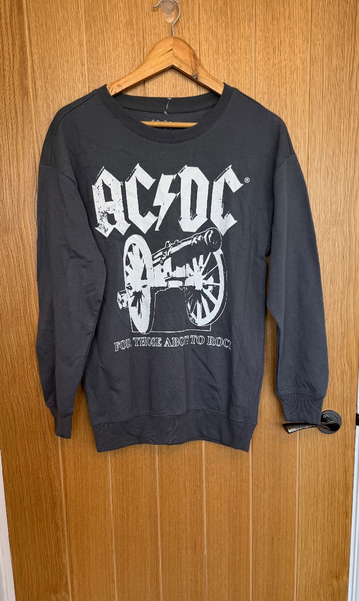 Official AC/DC For Those About To Rock Sweatshirt XS