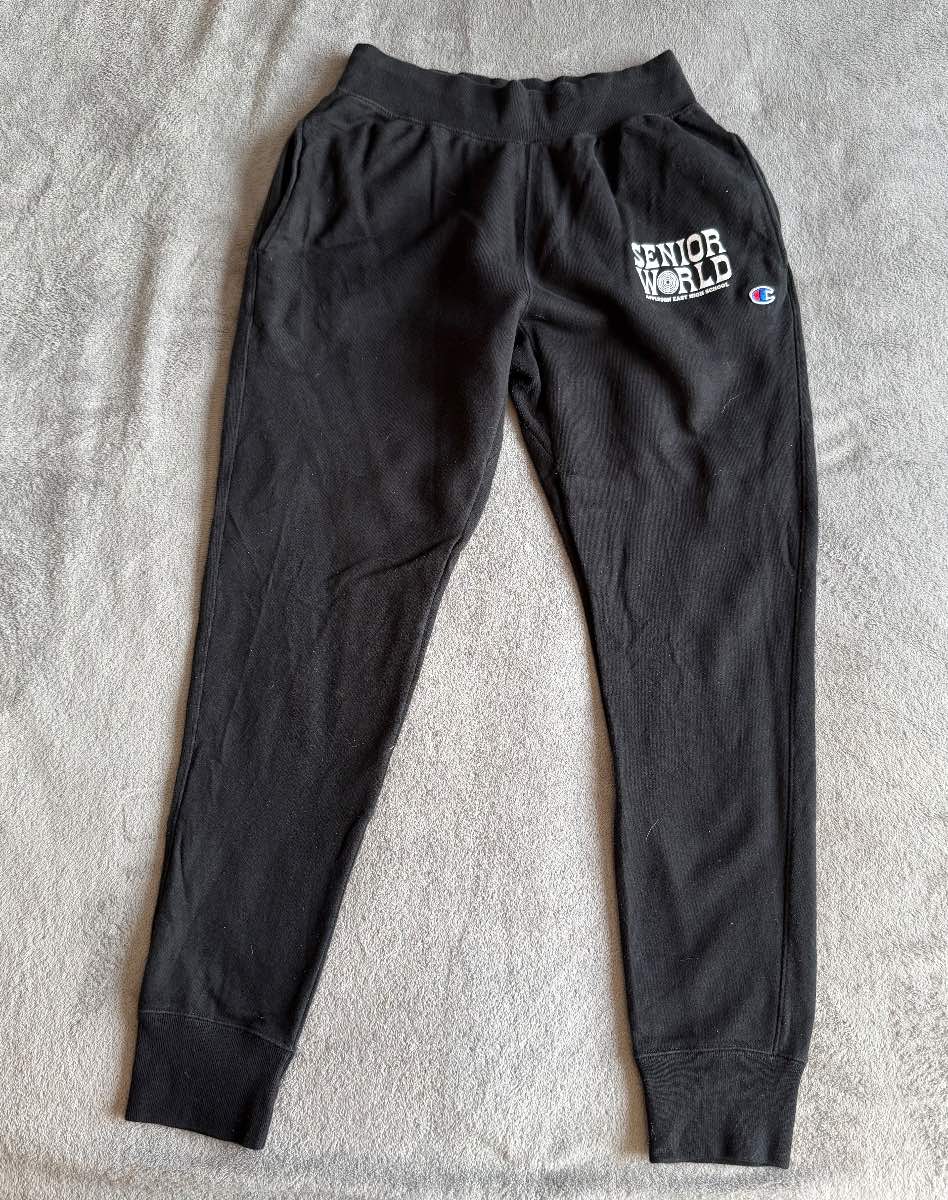 Champion Reverse Weave Joggers Medium Black Senior World Sweatpants USA