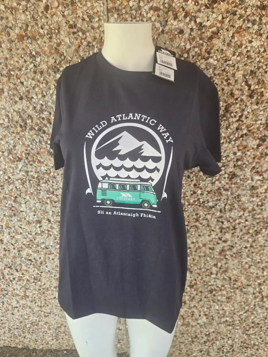 Trespass Wild Atlantic Way Campervan T-Shirt Size XXS BNWT Also Fits Size S