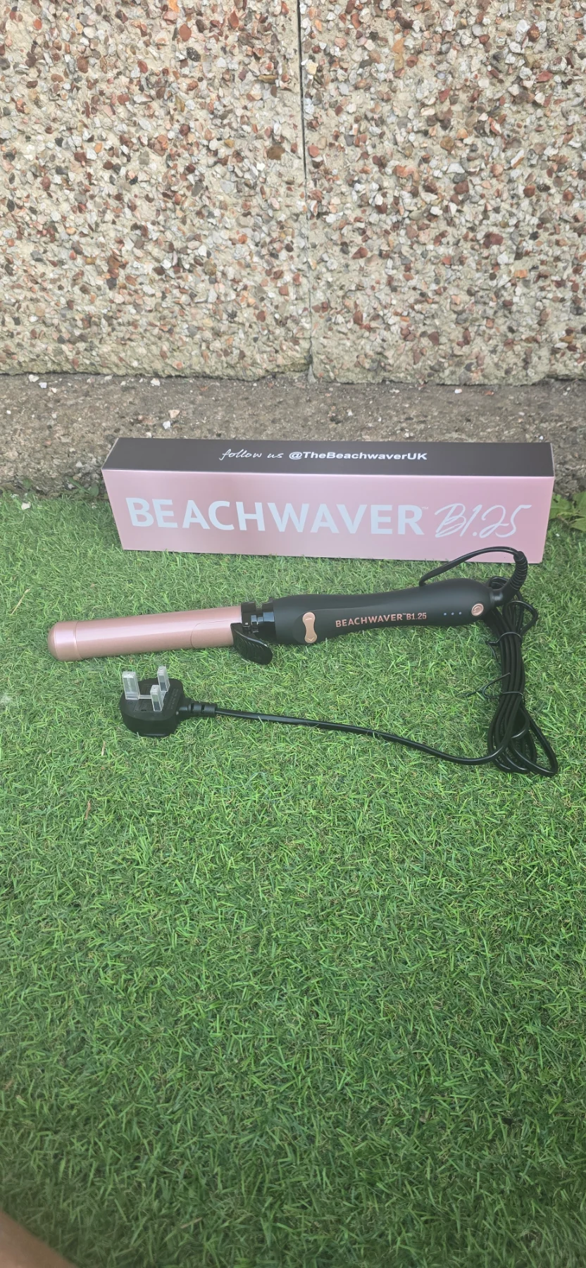 BNIB Beachwaver B1.25 Midnight Rose Rotating Curler RRP£119 Brand New