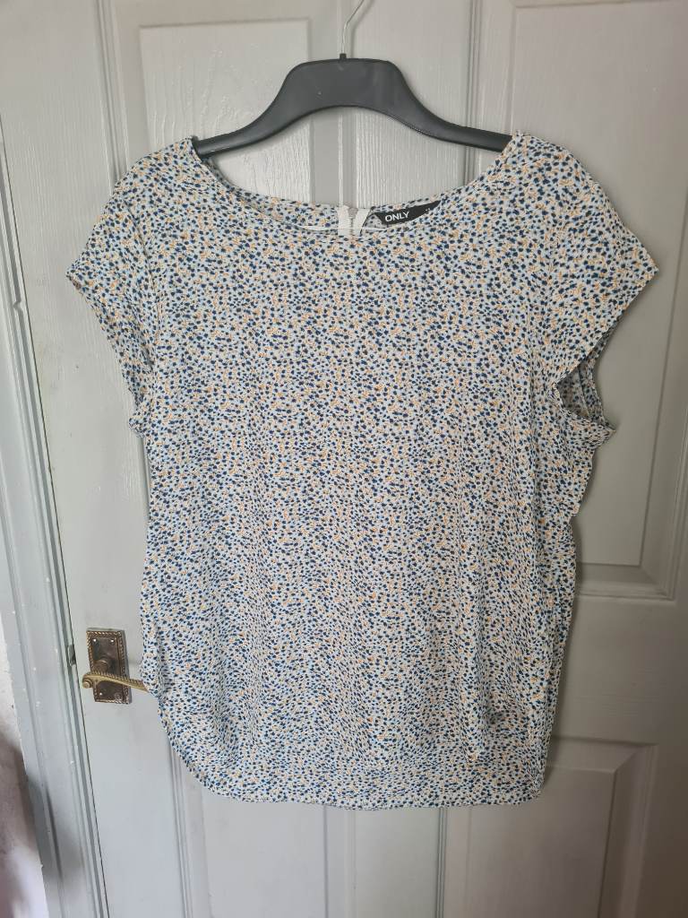 ONLY Floral Print Short Sleeve Top | UK 16 / EU 44 | BNWT