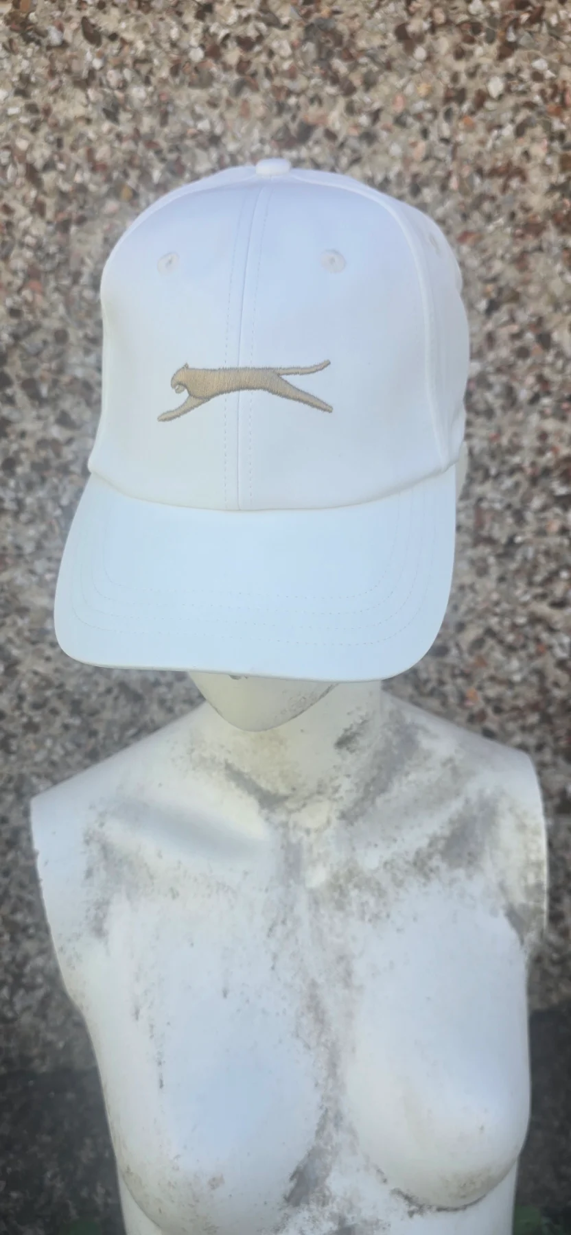 BNWT Slazenger Panther Cap II White Unisex One Size Padel Tennis RRP£31