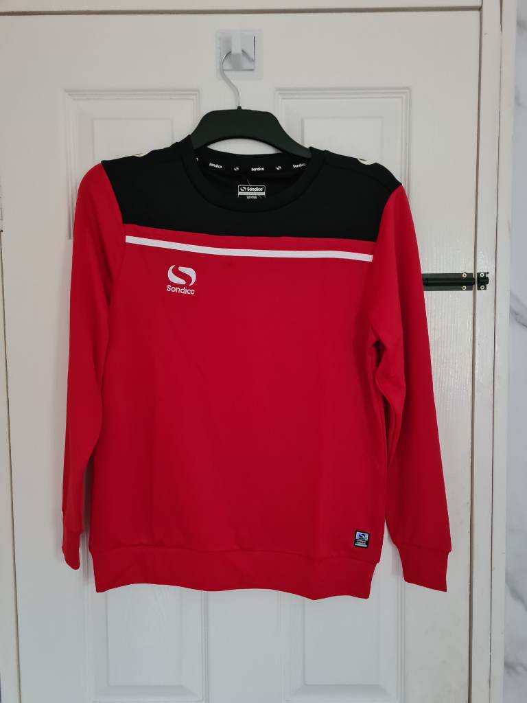 Sondico Junior Training Top | 13 Years / 158cm | Red/Black | BNWT | RRP £25