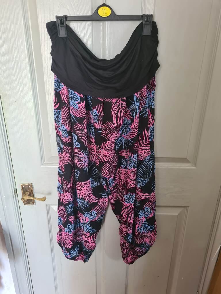 BPC Bonprix Tropical Harem Trousers | UK 20 / EU 46 | NWOT