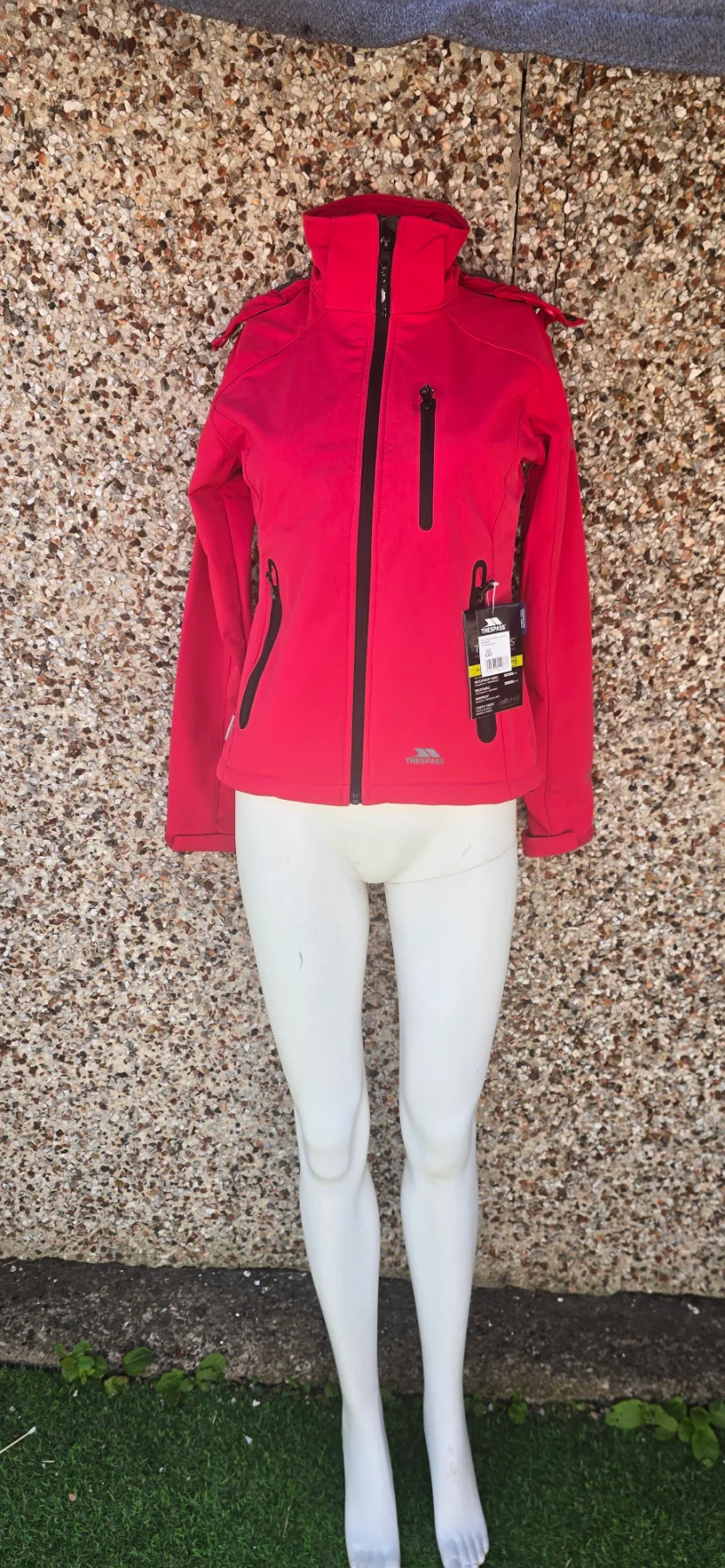 BNWT Trespass Bela II Women’s Softshell Jacket – Raspberry – XXS / S – RRP £125.99
