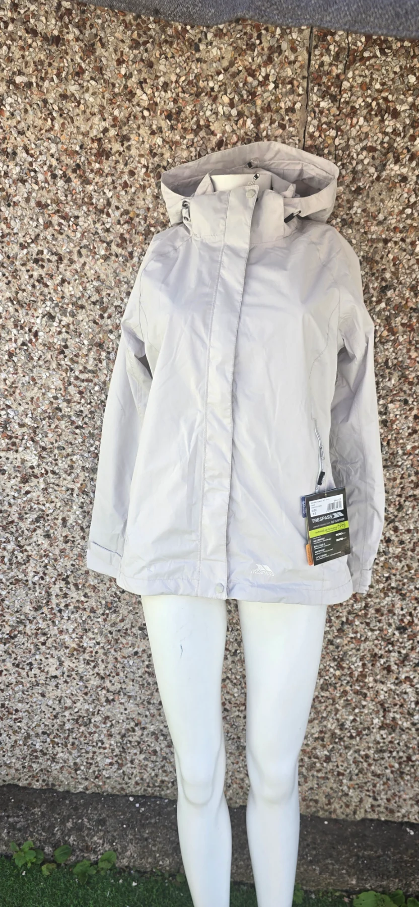 BNWT Trespass Review Women Jacket XS Light Grey TP75 RRP£110.99 SOLD OUT