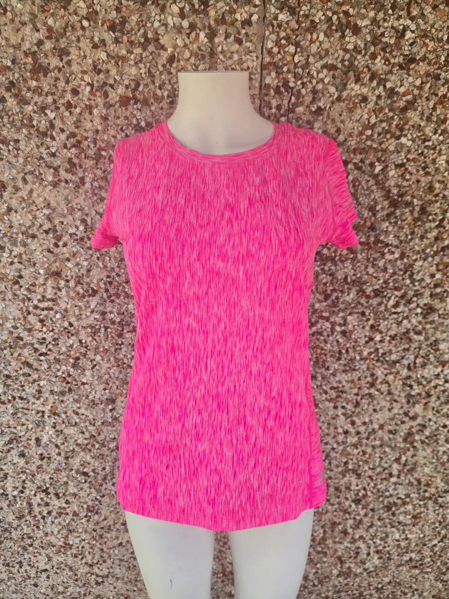 Trespass Daffney Pink Marl Quick Dry Active T-Shirt Size XS UK8 NWOT Fits Size S