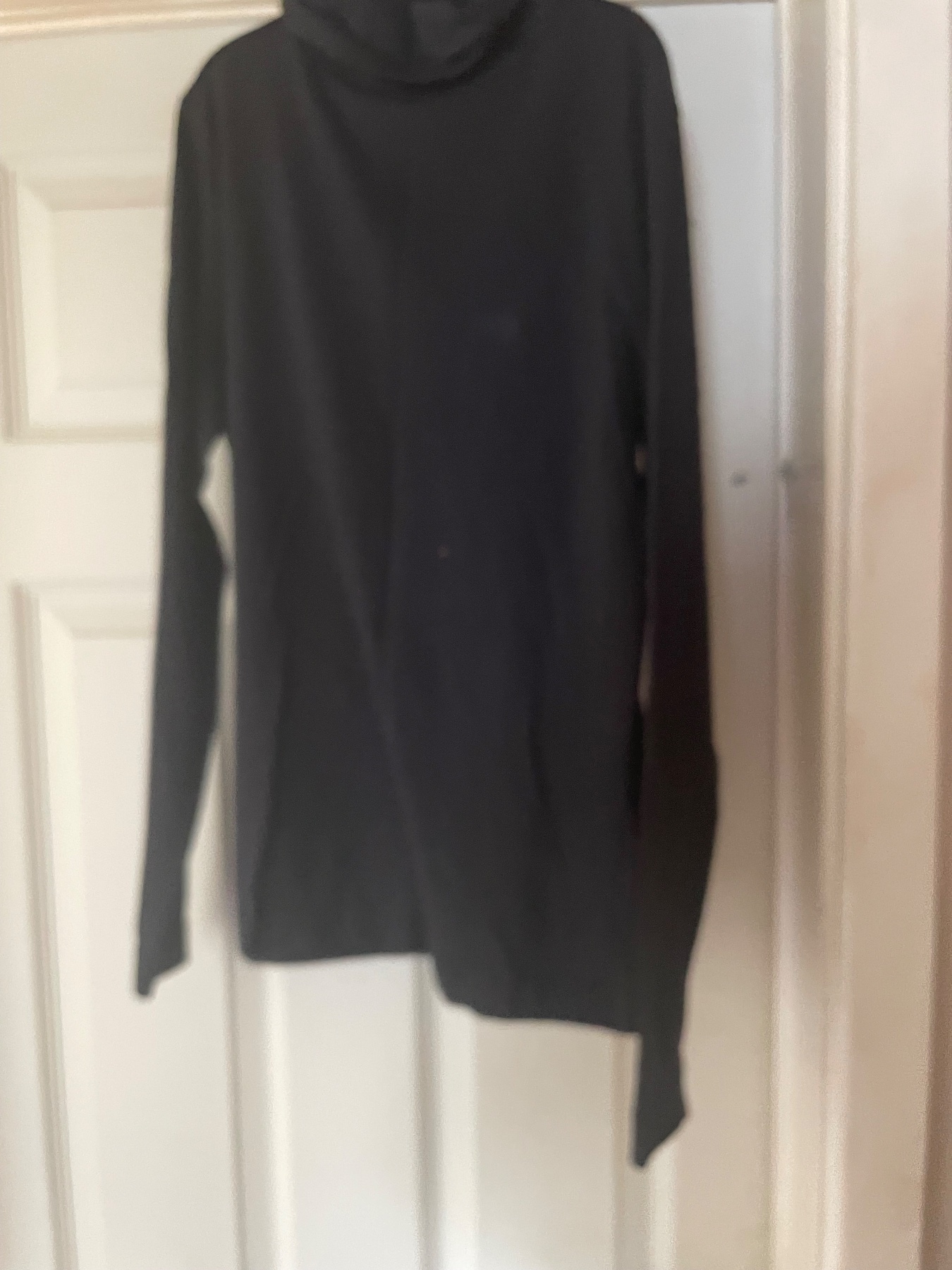 Black tu long sleeve top size 12