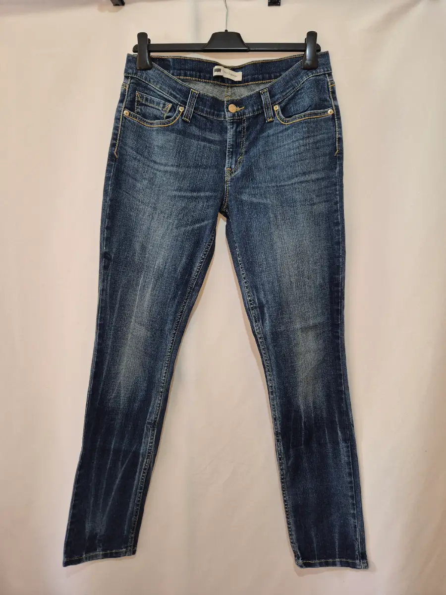 Levi's 524 Too Superlow Low Rise Jeans Womens 10-12 UK (31 x 31) Mid Blue