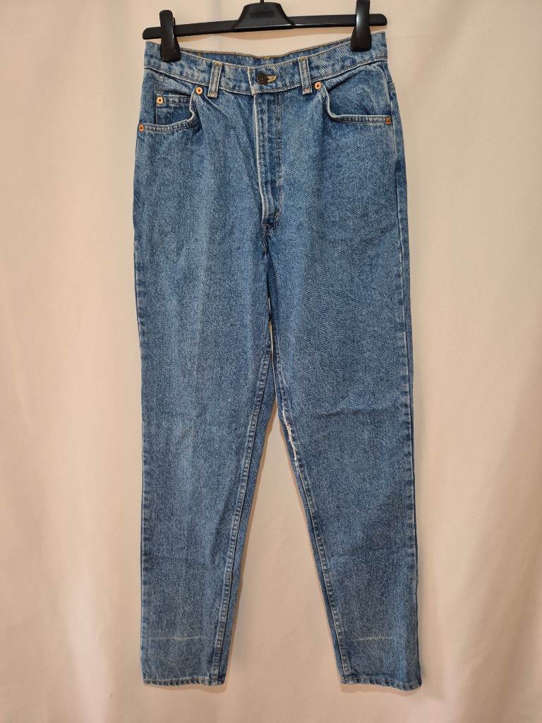 Men's Levi's 631 Orange Tag Tapered Leg Jeans size 27 x 31 Mid Blue High Rise