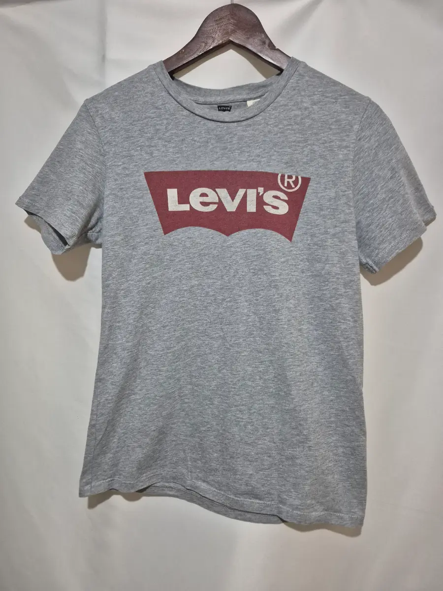 Levi's Short Sleeve T-shirt Top size XS Extra Small chest 36" Grey