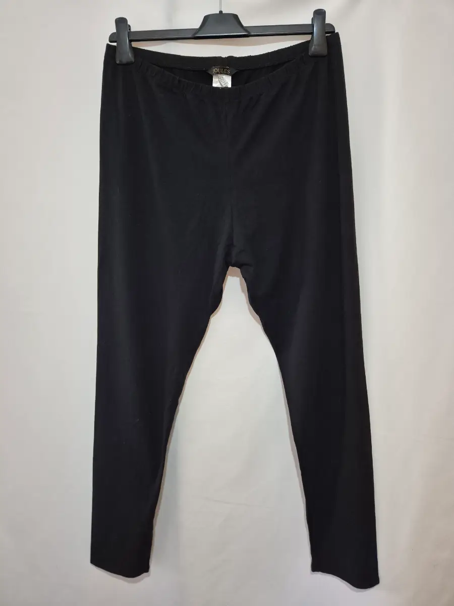 Women's Joules Lillian Leggings size 16 Black Stretchy Lightweight Fabric
