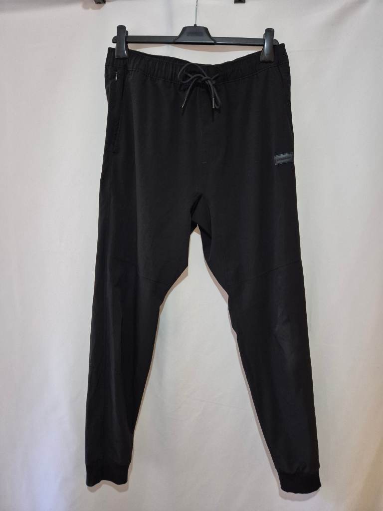 Hollister Abercrombie and Fitch Jogging Bottoms Trousers size M Medium (32 x 30) Black