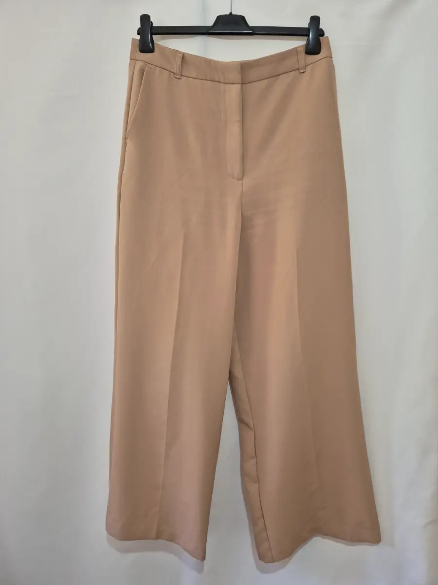 Women's New Look Smart Trousers size 8-10 Beige Work Wedding Evening Out