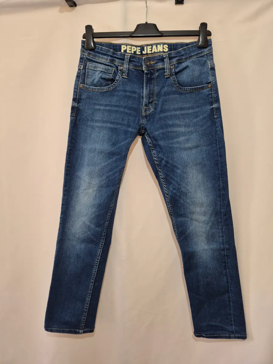 Boys Teens Pepe London Pete Jeans size 14 Yrs (27 x 26) Mid Blue Straight Leg