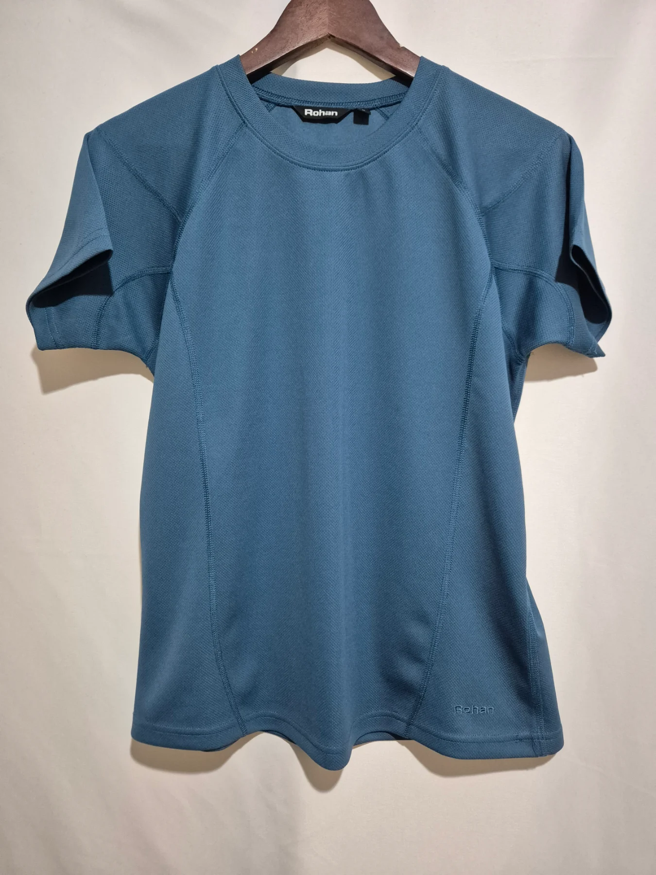 Rohan Dynamic Moisture Control Core Blue T-Shirt Womens 12 M Medium Hiking Top DMC