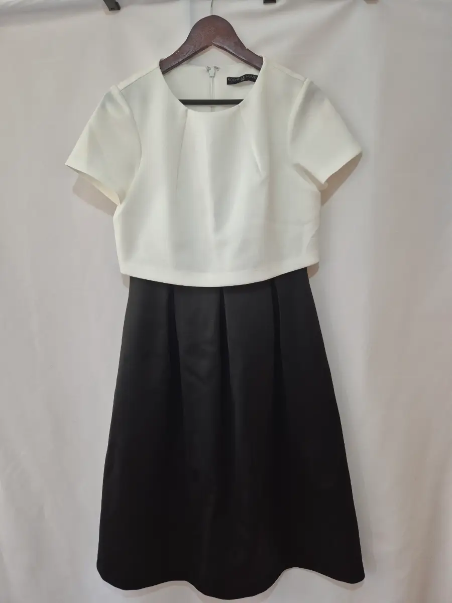 Women's Rochelle Humes  Dress size 12 Black White Cocktail Party Evening Prom
