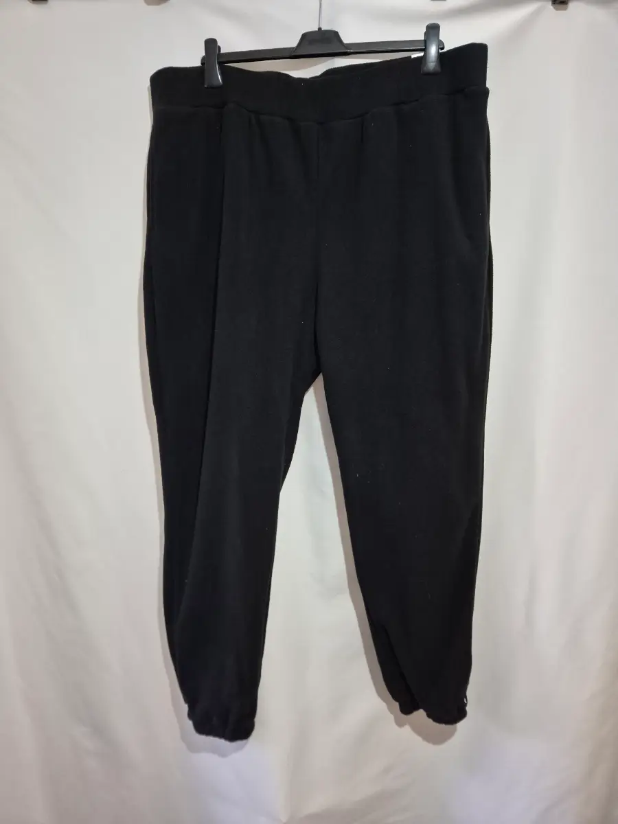 Women's Papaya Fleece Jogging Bottoms Trousers size XL 20-22 Black Exercise Leisure