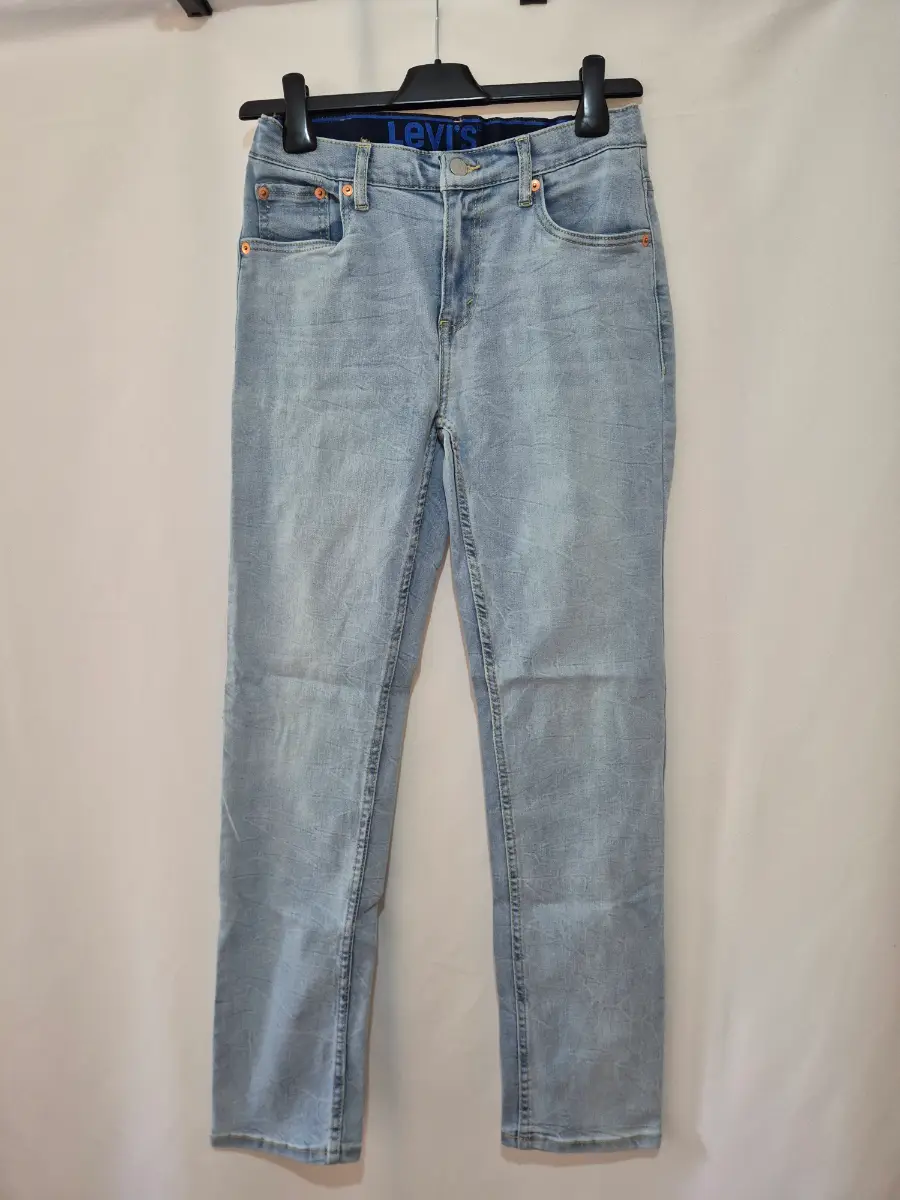 Men's Teens Levi's 502 Adjustable Waist Straight Leg Jeans size 16 years 28 x 30 Blue