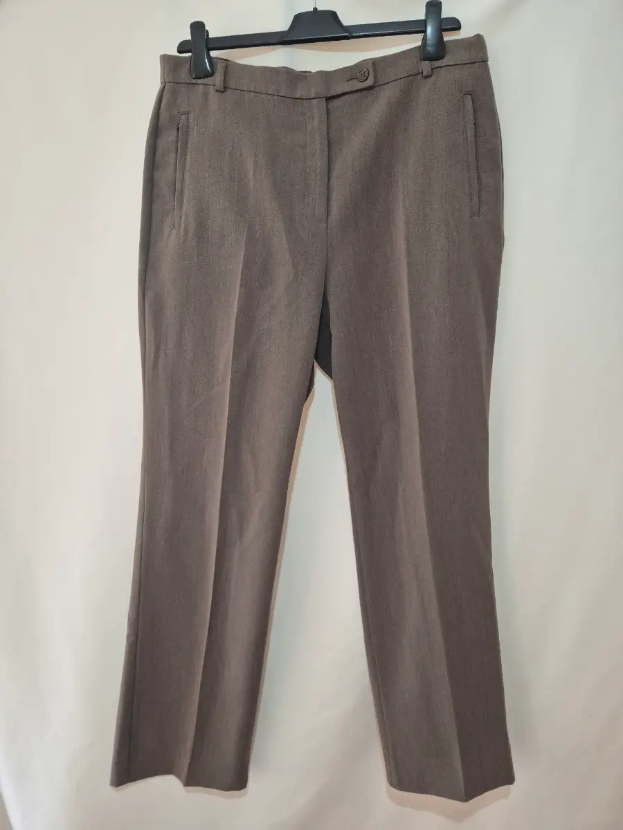 M&S Marks & Spencer Grey Trousers size 14 Grey Wide Leg Smart Work Pleated