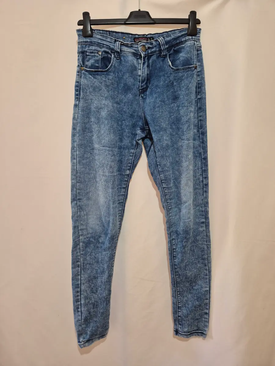 Women's Goldfinch Skinny Fit Jeans size 10 (30 x 30) Blue Acid Wash Lightweight
