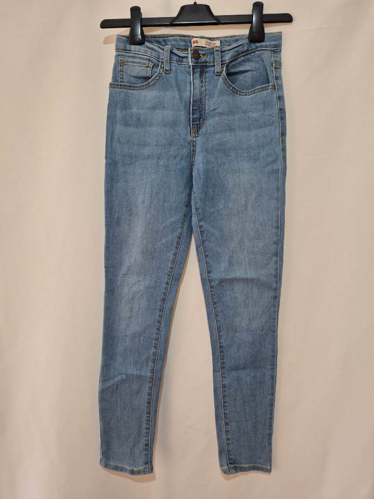 Levi's 720 Super Skinny Jeans 12 Years (24x25) Blue Adjustable Waist High Rise