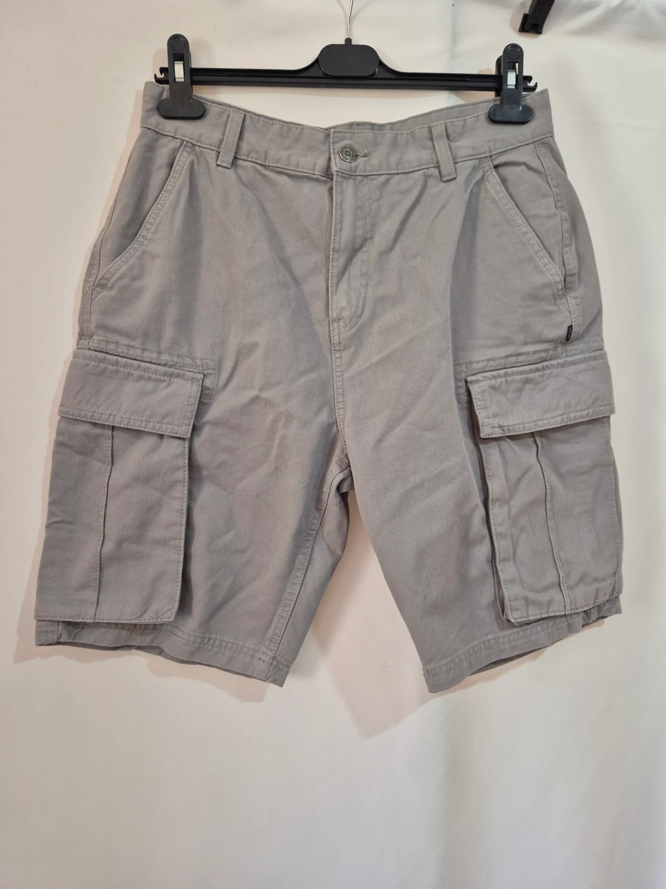 SoulCal & Co Grey Cargo Shorts Men's Size S Small W30 Combat Utility Pockets