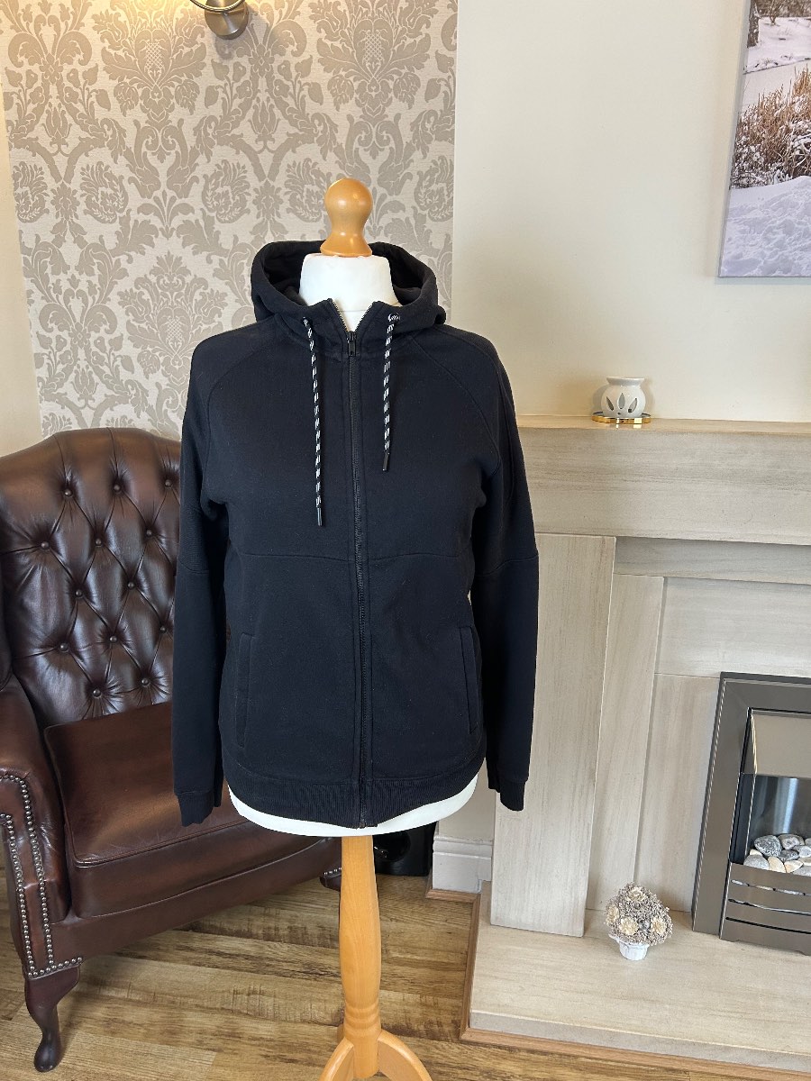 US Athletic Black Hoodie Size S 34 Inch Chest