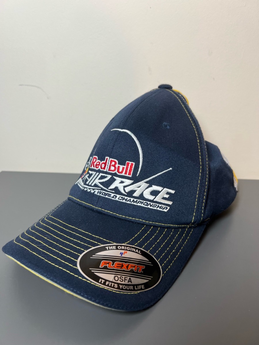 Red Bull Air Race Flexfit OSFA Navy Blue Cap Hat Formula 1 Motor Sport 2000s