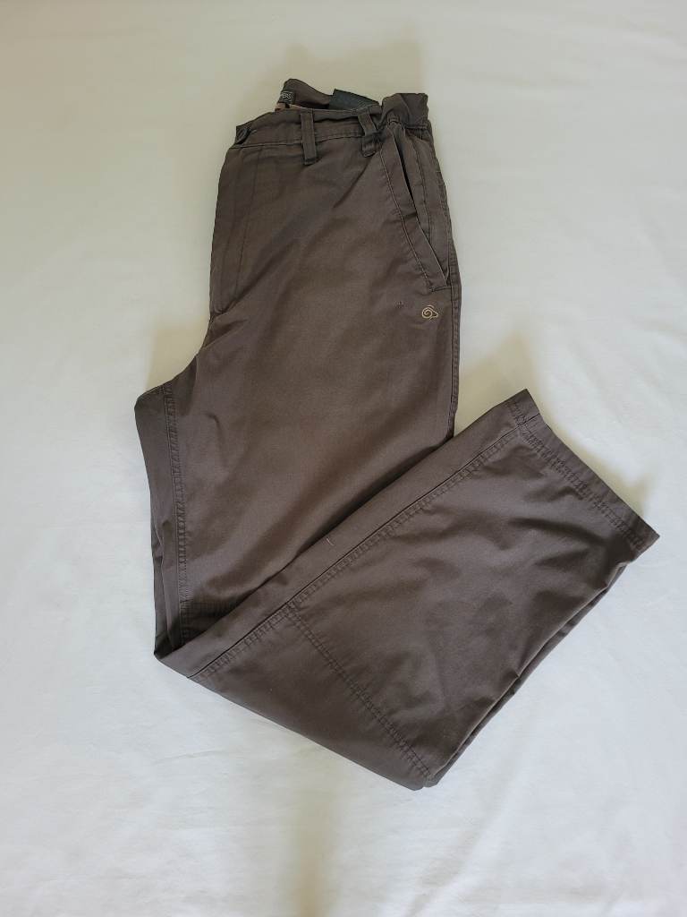 Craghoppers Kiwi Walking Trousers Grey Cargo Hiking Outdoor 32R