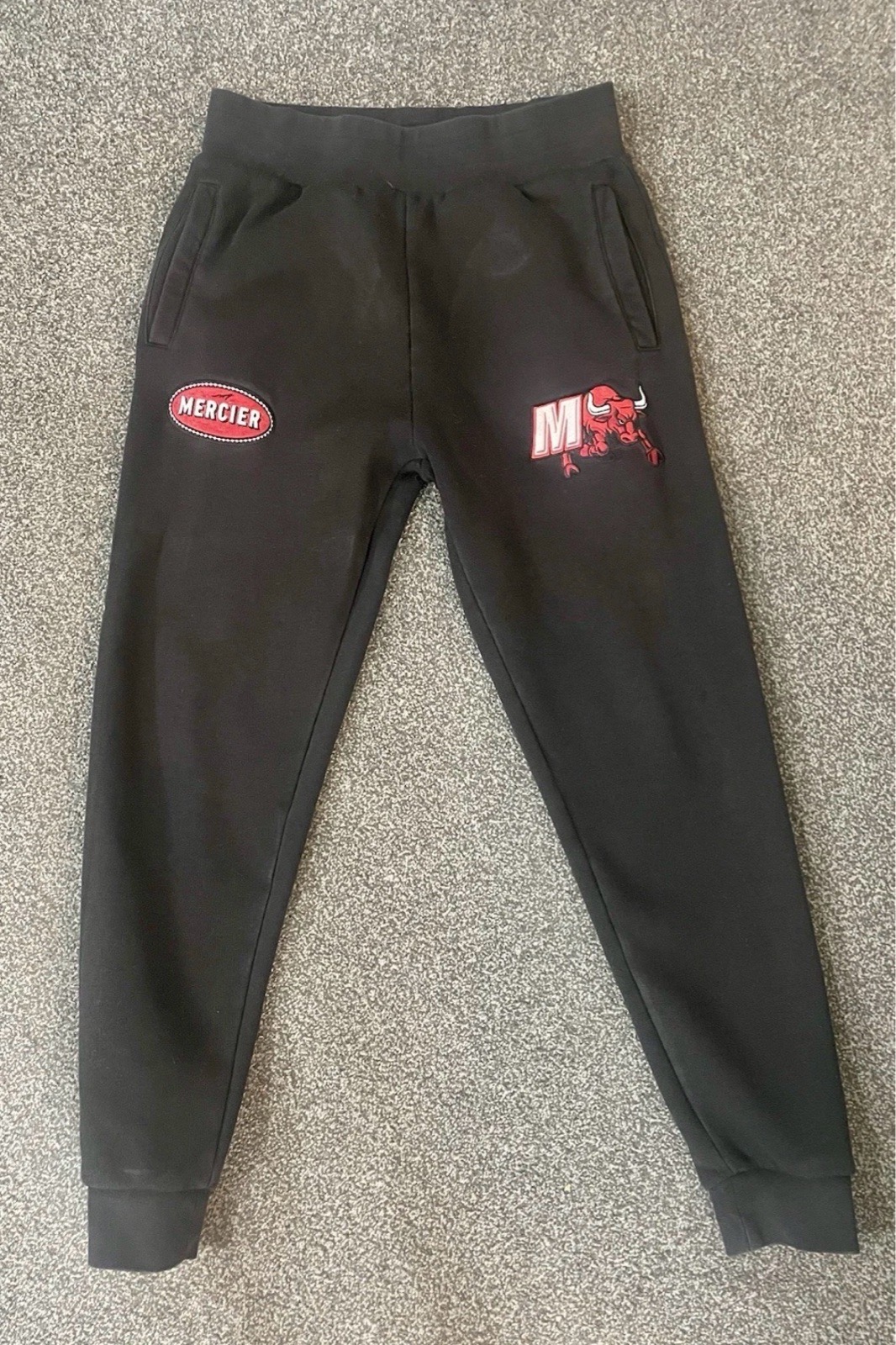 Mercier, black boys joggers, age 15-16