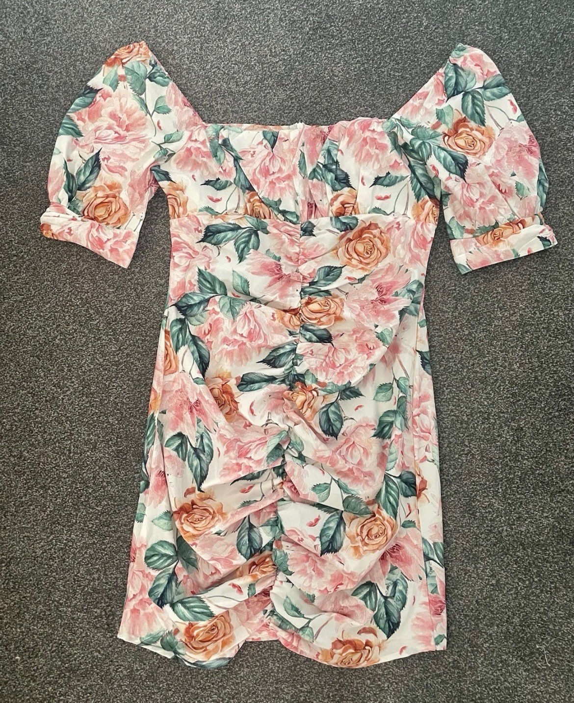 Pretty Darling, floral short sleeved summer dress, size 10